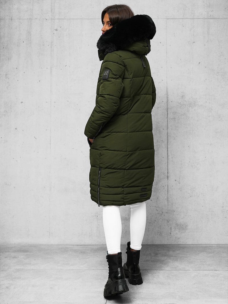 Дамско яке каки OZONEE O/W377