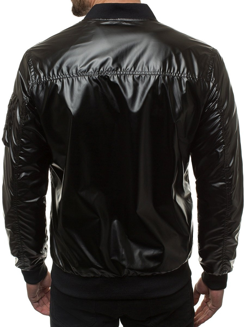 Мъжко яке черна OZONEE N/6147