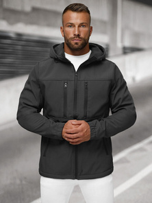 Мъжко яке softshell графитен OZONEE JS/27B6525/5