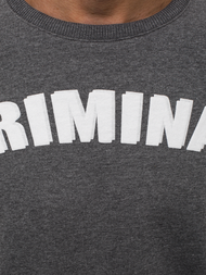 Мъжки суитшърт графитна OZONEE O/11113