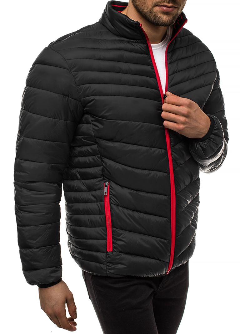 Мъжко яке черна OZONEE JB/JP1137Z