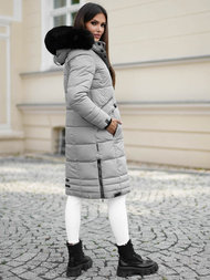 Дамско яке сива OZONEE O/W377Z