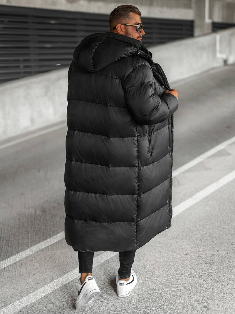 Мъжко яке черно OZONEE O/M3202Z