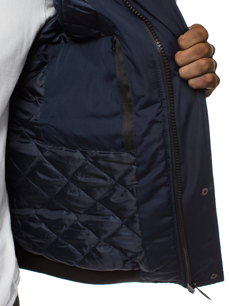 Мъжко яке тъмнсиня OZONEE JS/2019005