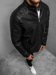 Мъжко яке черно OZONEE JB/JP1128Z