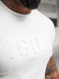 Мъжка Tениска бял OZONEE NB/MT3111