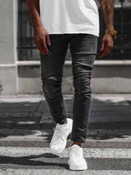 Мъжки дънки черни OZONEE NB/MP0025N