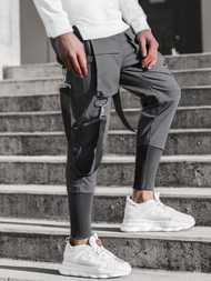 Мъжки панталони JOGGER сиво OZONEE G/11133