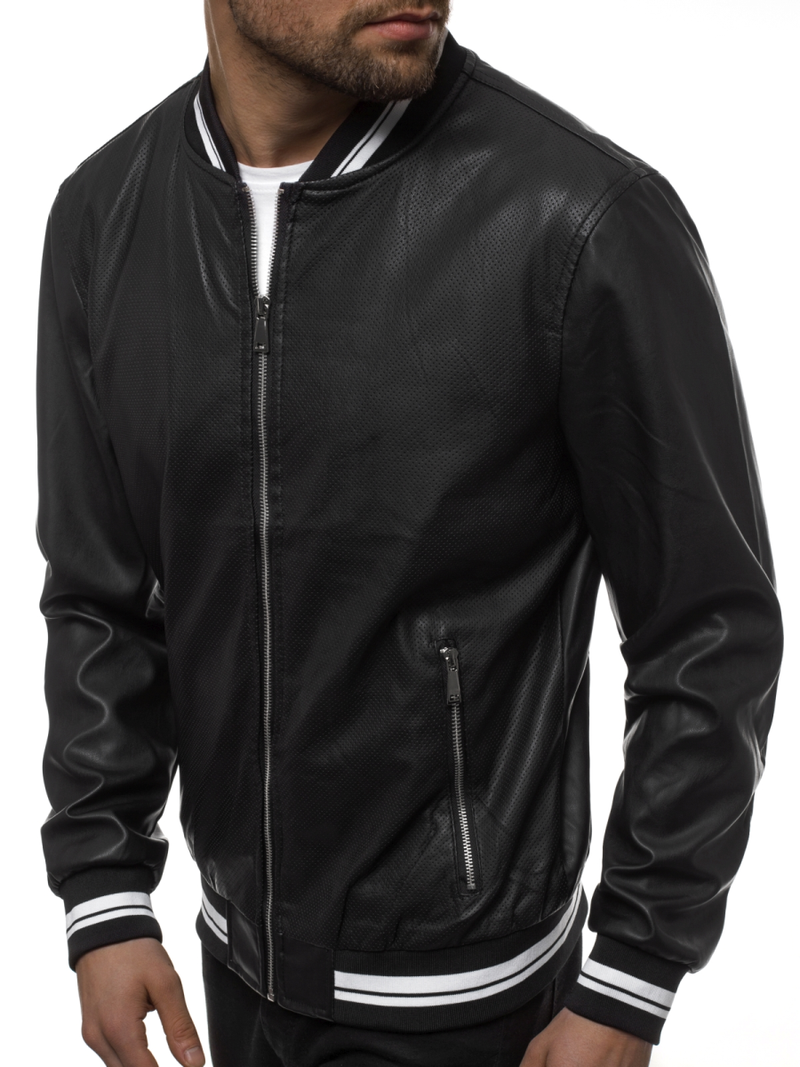 Мъжко яке черно OZONEE JB/JP1132