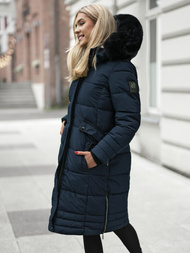 Дамско яке тъмносиньо OZONEE O/W377