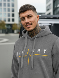 Мъжки суитшърт графитен OZONEE JS/8B1757/5