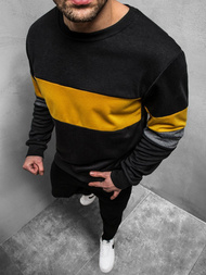 Мъжки суитшърт черен OZONEE JS/JZ11039Z