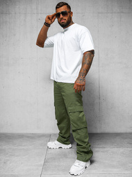 Мъжки панталони каки OZONEE O/G3016Z