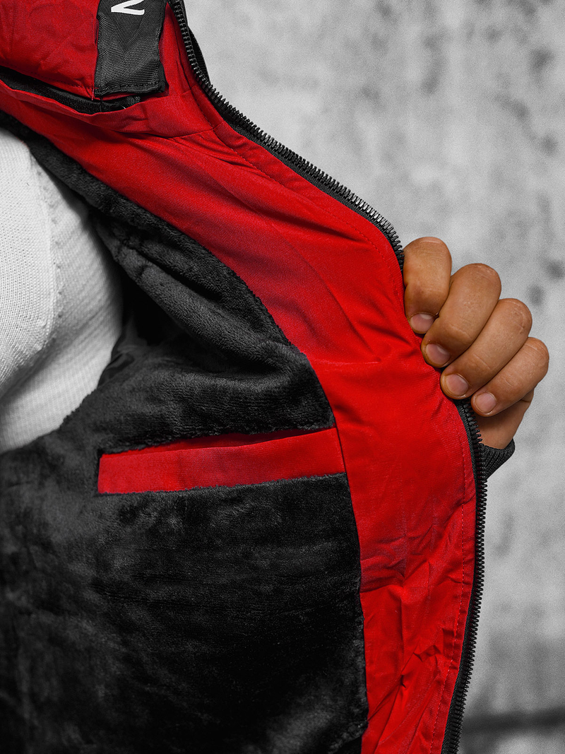 Мъжко яке черна OZONEE JS/84M3029/392