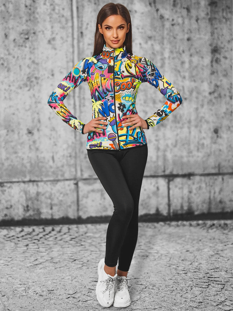 Дамски анцуг от две части цветен OZONEE O/20346Z