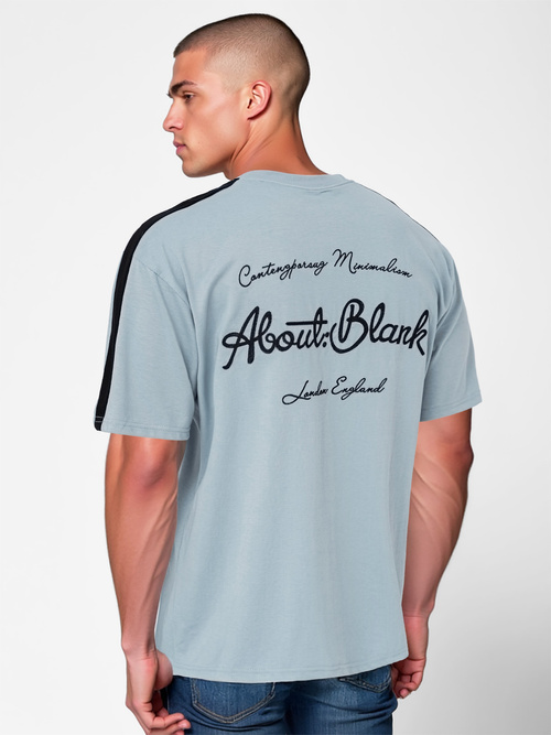 Мъжка тениска светлосиня OZONEE O/QQ1195Z