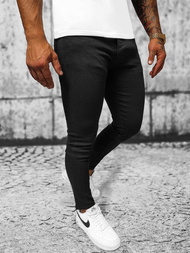 Мъжки дънки черни OZONEE E/5348/02