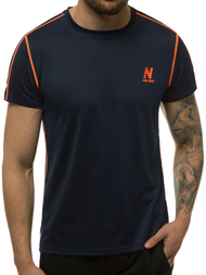 Мъжка тениска тъмносиньо OZONEE JS/KS2103