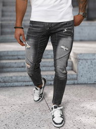 Мъжки дънки черни OZONEE NB/MP0045N