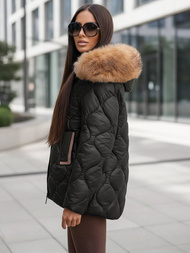 Дамско яке черно OZONEE O/5M3226/392Z