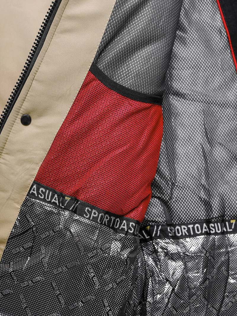 Мъжко яке бежова OZONEE JS/22M322/62