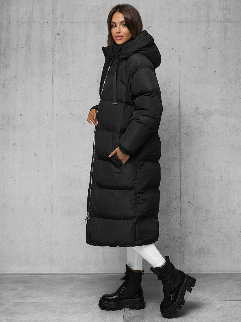 Дамско яке черно OZONEE JS/5M3163/392Z