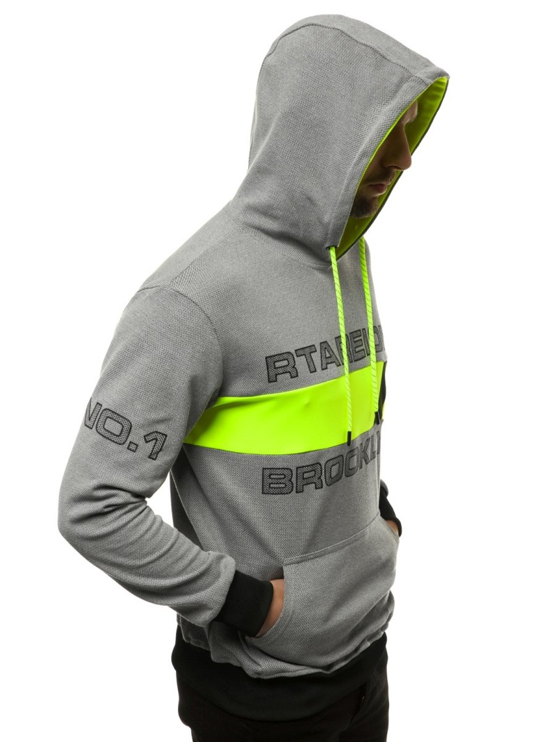 Мъжки суитшърт сива OZONEE JS/DD20131Z