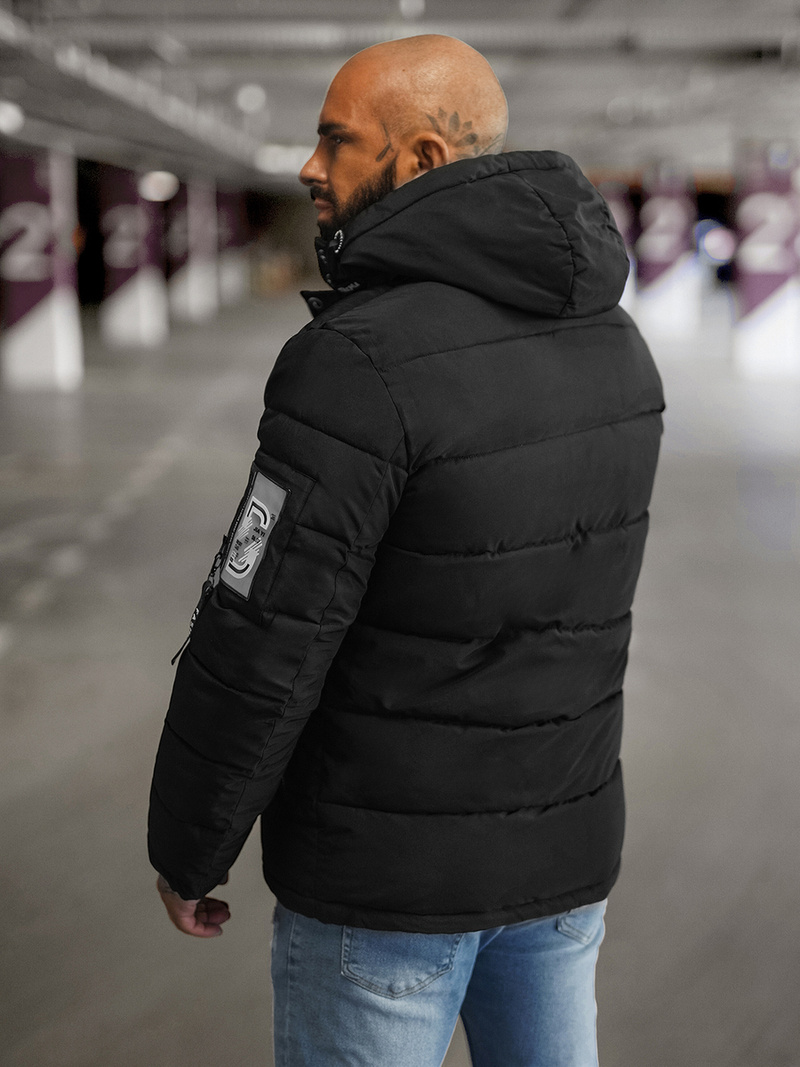 Мъжко яке черни OZONEE JS/57M7503/392