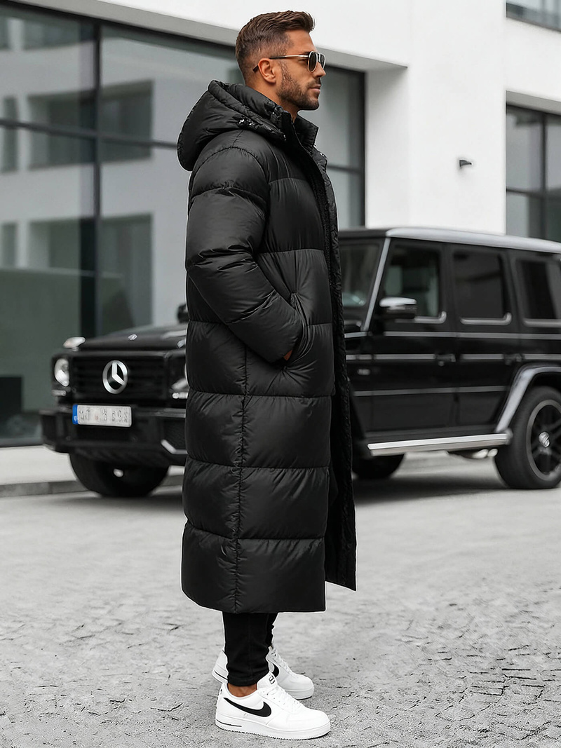 Мъжко яке черно OZONEE O/M3202Z