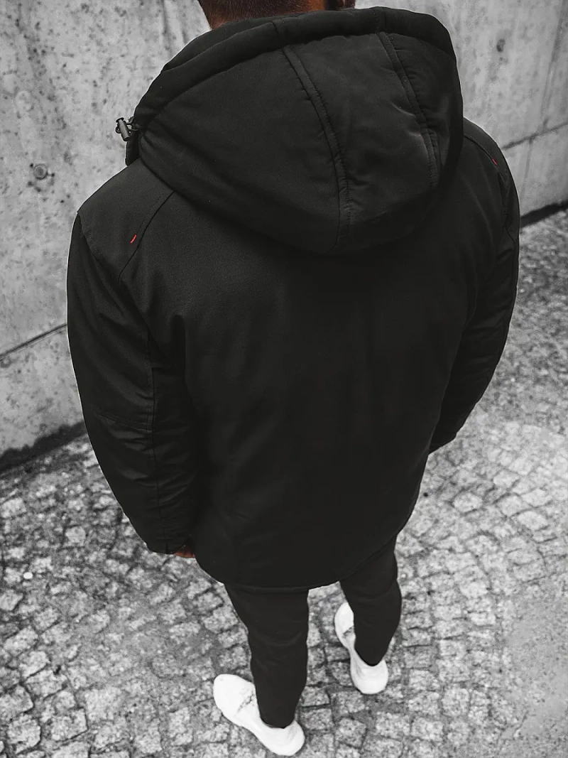 Мъжко яке черна OZONEE JS/M717/392