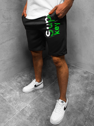 Мъжки панталонки черни OZONEE JS/NP01