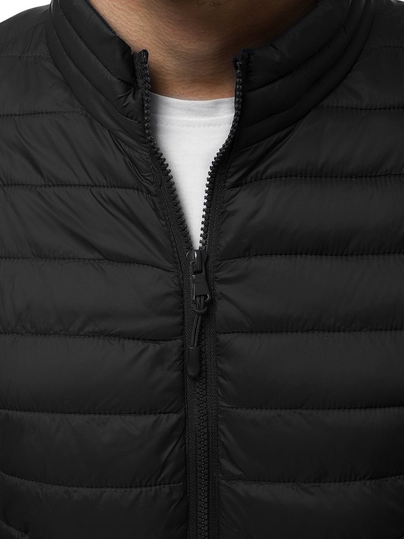 Мъжко яке черна OZONEE JS/LY33