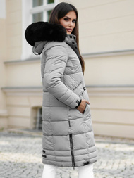 Дамско яке сива OZONEE O/W377Z