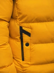 Мъжко яке жълта OZONEE JS/M8107