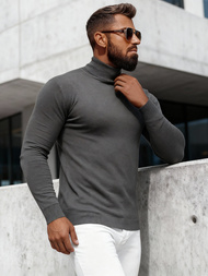 Мъжки пуловер графитен OZONEE NB/MMB600/3Z