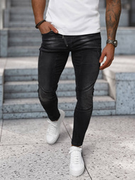 Мъжки дънки черни OZONEE NB/MP0025NZ