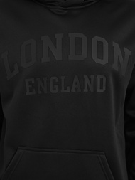 Мъжки суитшърт с качулка черен OZONEE JS/8B1986/3