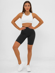 Къс черен дамски клин OZONEE JS/17K583/3