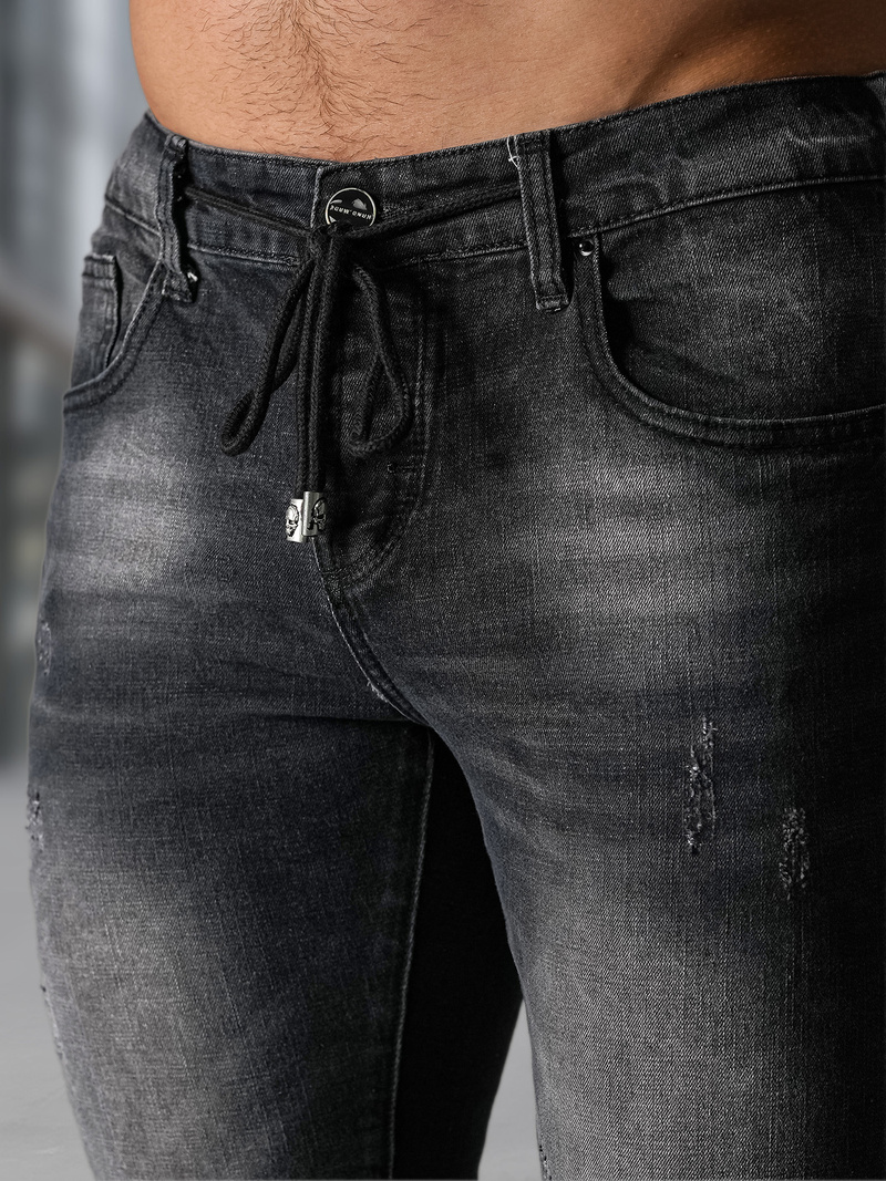 Мъжки дънки черни OZONEE NB/MP0063/1NZ