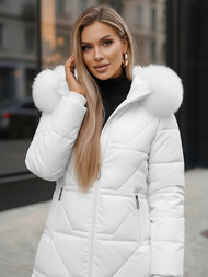 Дамско яке бял OZONEE JS/16M9099/281Z