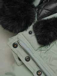 Дамско яке ментова OZONEE O/W377