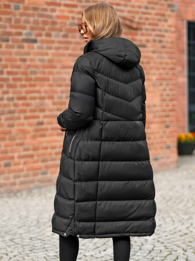 Дамско яке черно OZONEE JS/M736/392Z