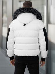 Мъжко яке бяла OZONEE O/M798Z