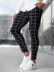 Мъжки панталони черни OZONEE O/P4009Z