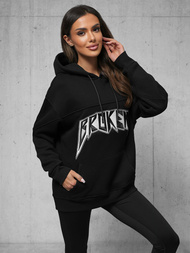 Cуитшърт черно OZONEE O/SWE23019Z