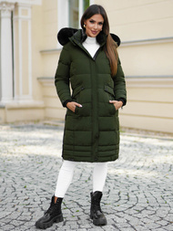 Дамско яке каки OZONEE O/W377Z