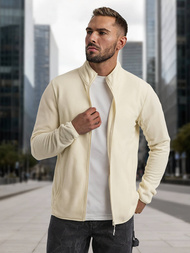 Мъжки суитшърт екрю OZONEE JS/HH016/1