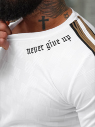 Мъжка тениска бял OZONEE O/QS11621