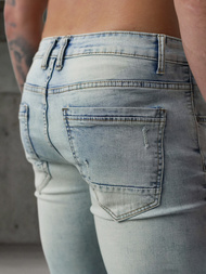 Мъжки дънки светлосиньо OZONEE O/EM8889