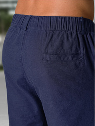 Мъжки къси панталони тъмносиньо OZONEE TMK/DC809/3Z